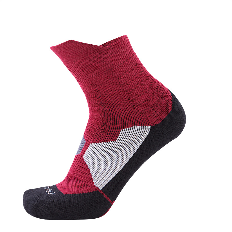 Elite Basketball Socks Jacquard Socks Thick Towel Bottom Sports Men Women Running Socks Outdoor Warm Socks